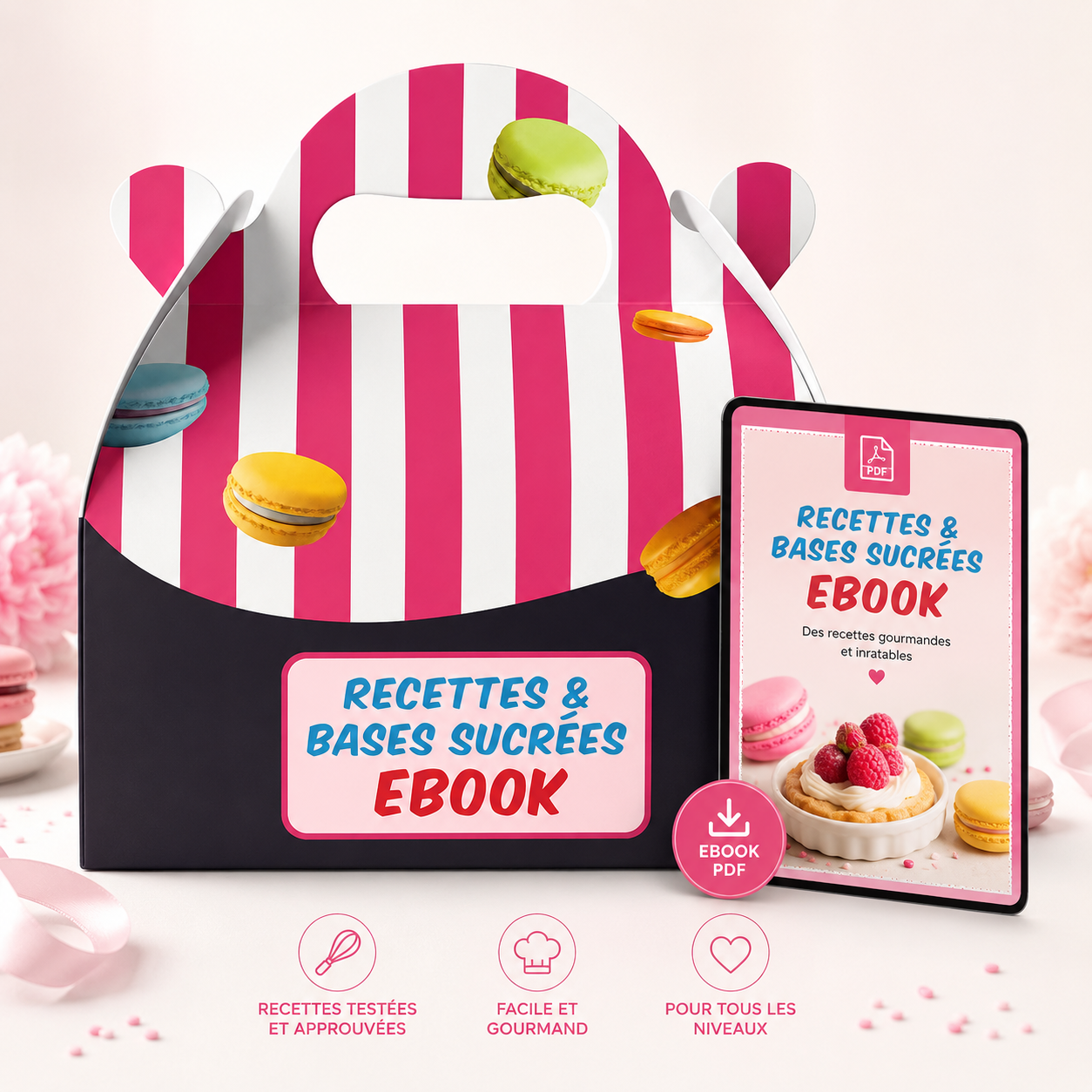 Recettes & Bases Sucrées — Livre Physique + Ebook PDF